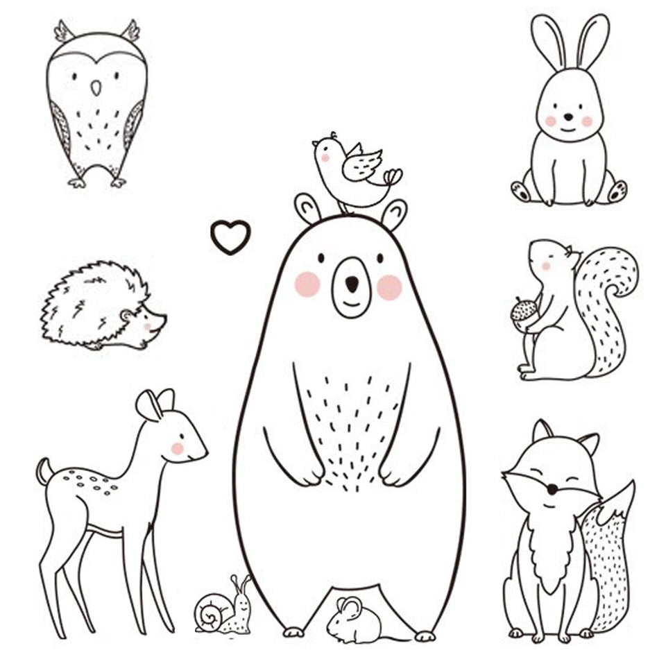 Bear & Animal Wall Sticker